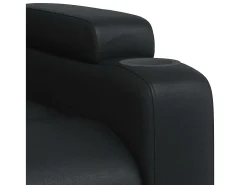 Sillón de salón | Silla | Sillón de masaje reclinable cuero sintético negro SHL3434