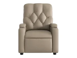 Sillón de salón | Silla | Sillón de masaje reclinable cuero sintético color capuchino SHL6533
