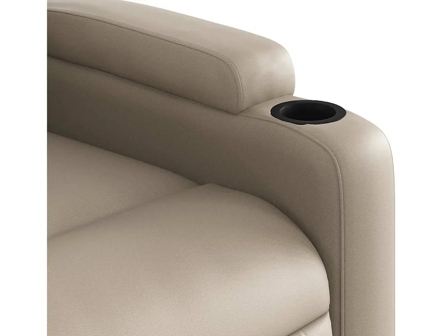 Sillón de salón | Silla | Sillón de masaje reclinable cuero sintético color capuchino SHL6533