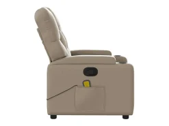 Sillón de salón | Silla | Sillón de masaje reclinable cuero sintético color capuchino SHL6533