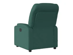 Sillón de salón | Silla | Sillón de masaje reclinable de tela verde oscuro SHL4163