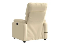 Sillón de salón | Silla | Sillón de masaje reclinable de tela crema SHL8021