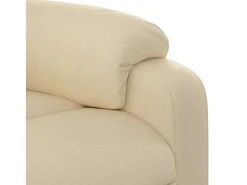 Sillón de salón | Silla | Sillón de masaje reclinable de tela crema SHL8021