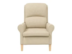 Sillón de salón | Silla de relax Crema 76x94x102 cm Microfibra SHL7015