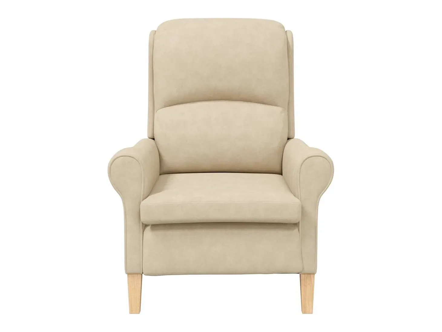 Sillón de salón | Silla de relax Crema 76x94x102 cm Microfibra SHL7015