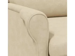 Sillón de salón | Silla de relax Crema 76x94x102 cm Microfibra SHL7015