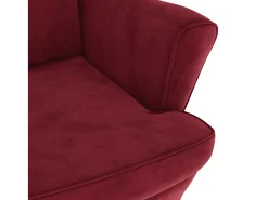 Sillón de salón | Silla de relax | Sillón de tela color vino SHL5494
