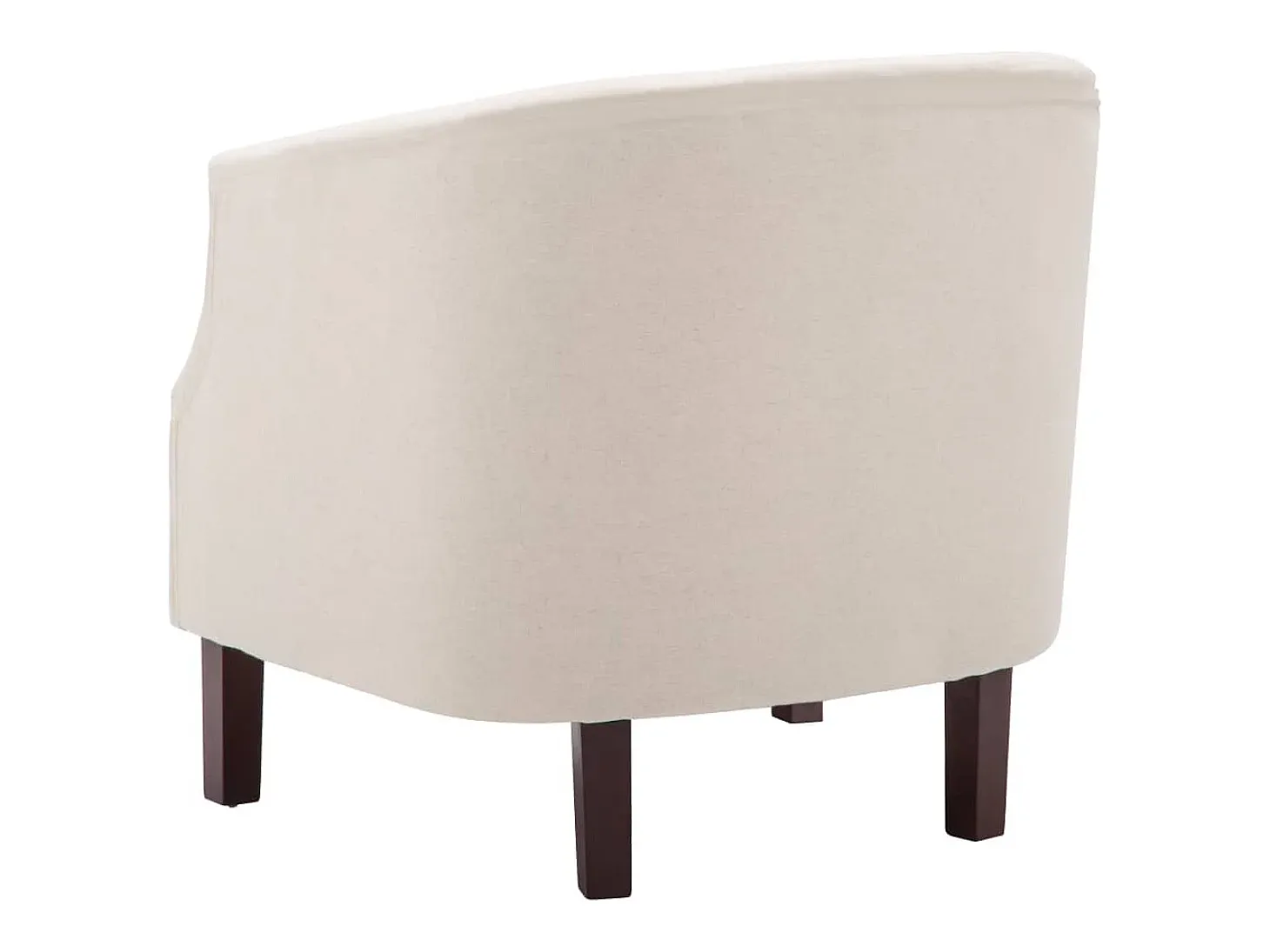 Sillón de tela beige