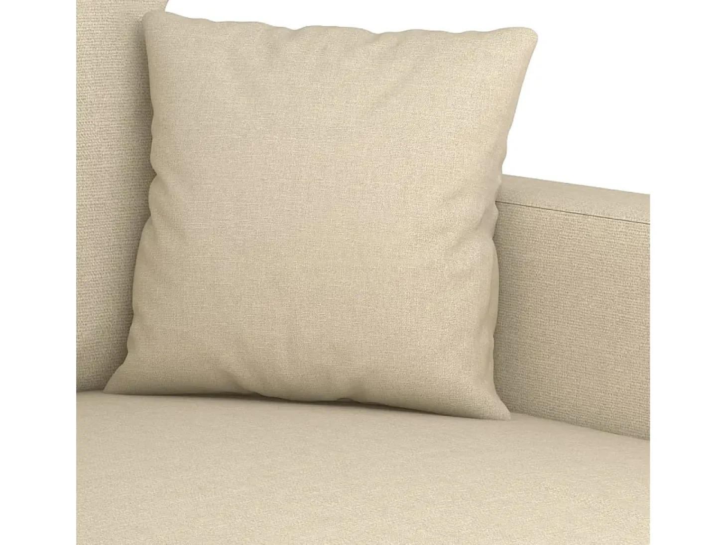 Sillón de tela color crema 60 cm