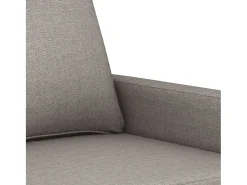 Sillón de tela gris taupé 60 cm