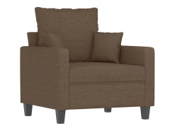 Sillón de tela marrón 60 cm