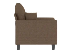 Sillón de tela marrón 60 cm