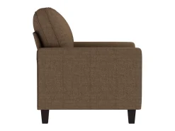 Sillón de tela marrón 60 cm