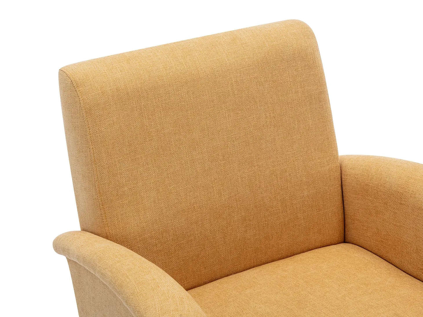 Sillón de tela mostaza estilo contemporáneo MAZARONE
