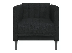 Sillón de tela negro