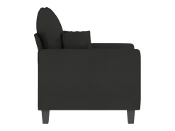 Sillón de tela negro 60 cm