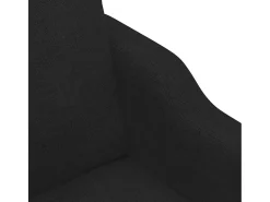 Sillón de tela negro 60 cm