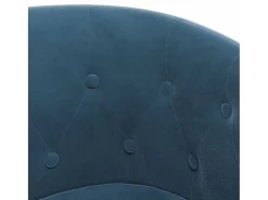Sillón de terciopelo azul oscuro