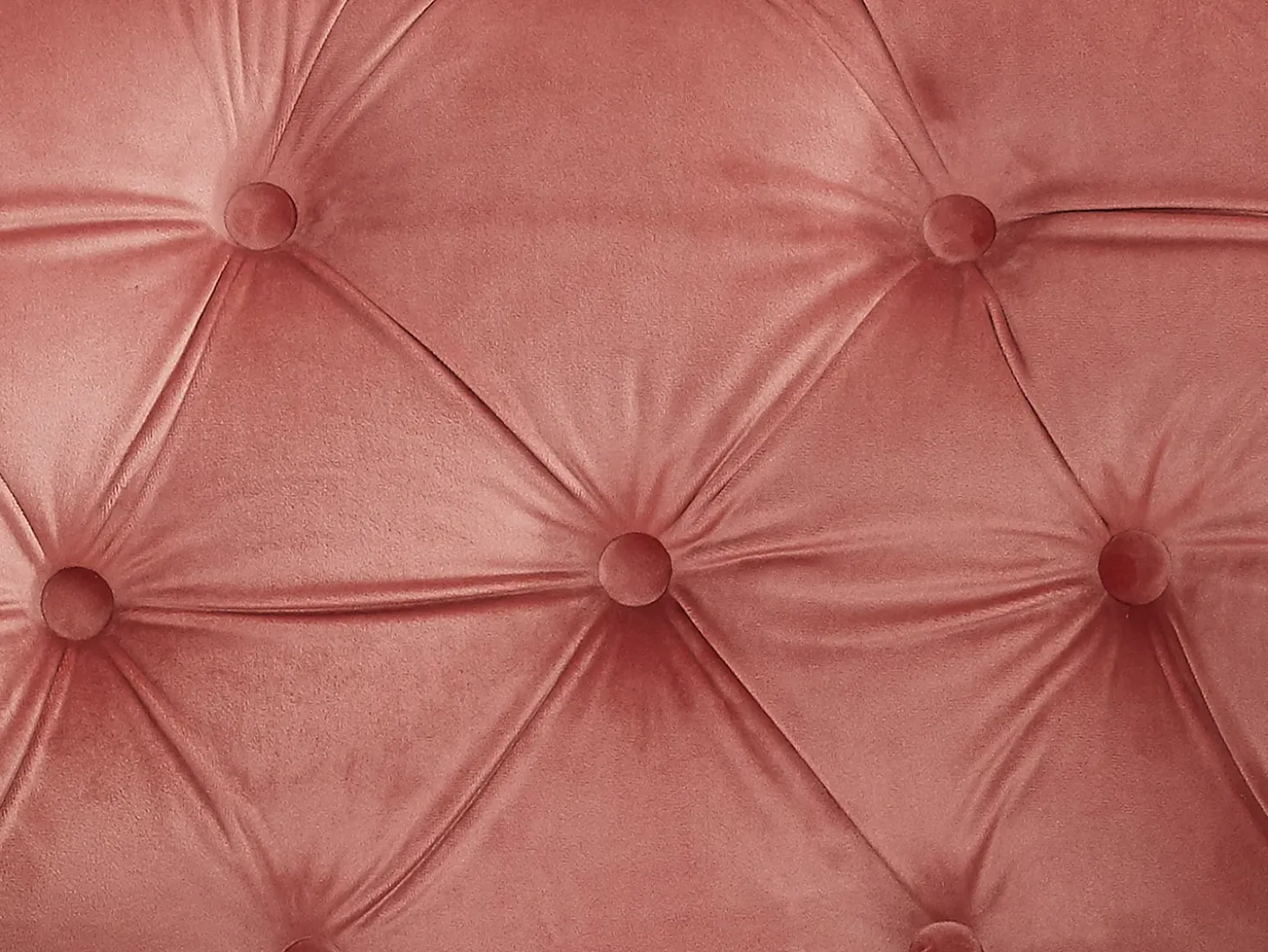 Sillón de terciopelo color rosa polvo CHESTERFIELD