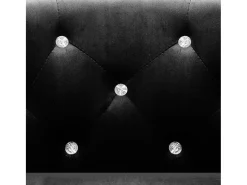 Sillón de terciopelo negro