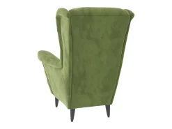 Sillón de terciopelo verde claro