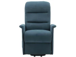 Sillón eléctrico de tela azul CAPUCINE