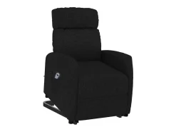 Sillón elevable tela negro
