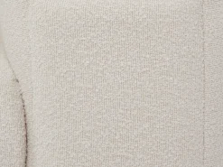 Sillón en tela bouclé blanco marfil LERICI de Pascal Morabito