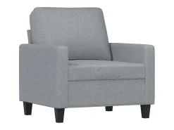 Sillón Gris Claro 60 cm Tela