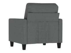 Sillón Gris Oscuro 60 cm Tela