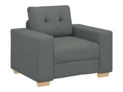 Sillón Gris Oscuro 60 cm Tela