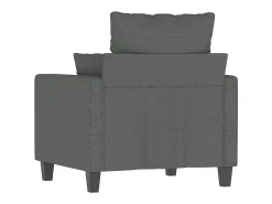 Sillón Gris Oscuro 60 cm Tela