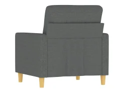 Sillón Gris Oscuro 60 cm Tela