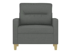 Sillón Gris Oscuro 60 cm Tela