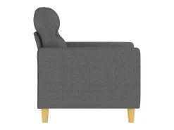 Sillón Gris Oscuro 60 cm Tela