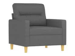 Sillón Gris Oscuro 60 cm Tela