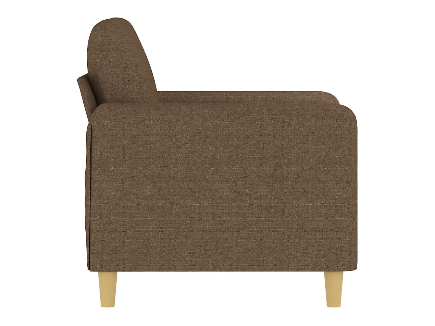 Sillón Marrón Tela 60 cm