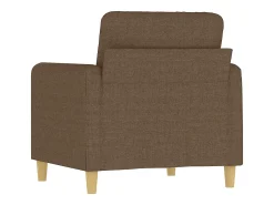 Sillón Marrón Tela 60 cm