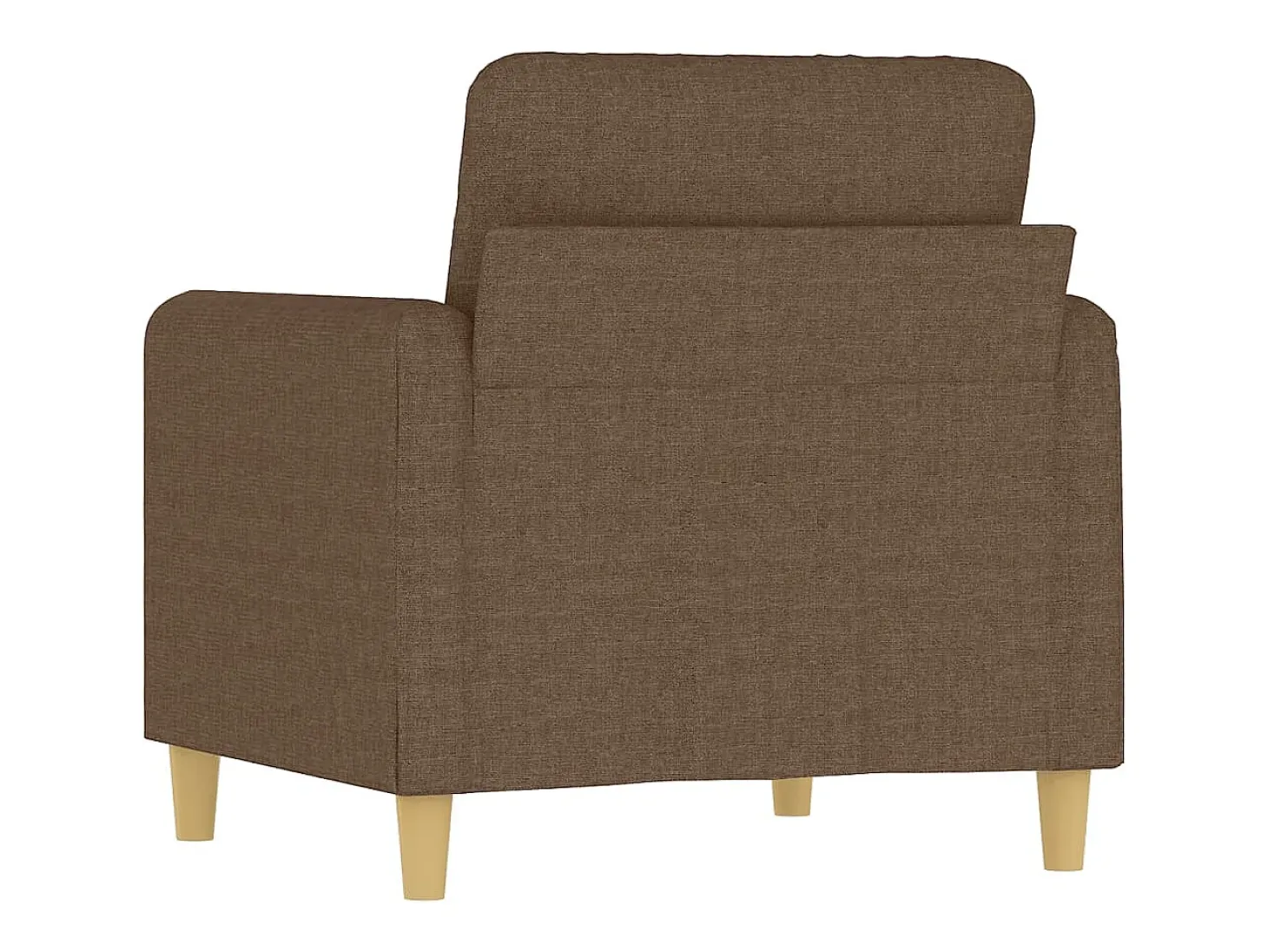 Sillón Marrón Tela 60 cm