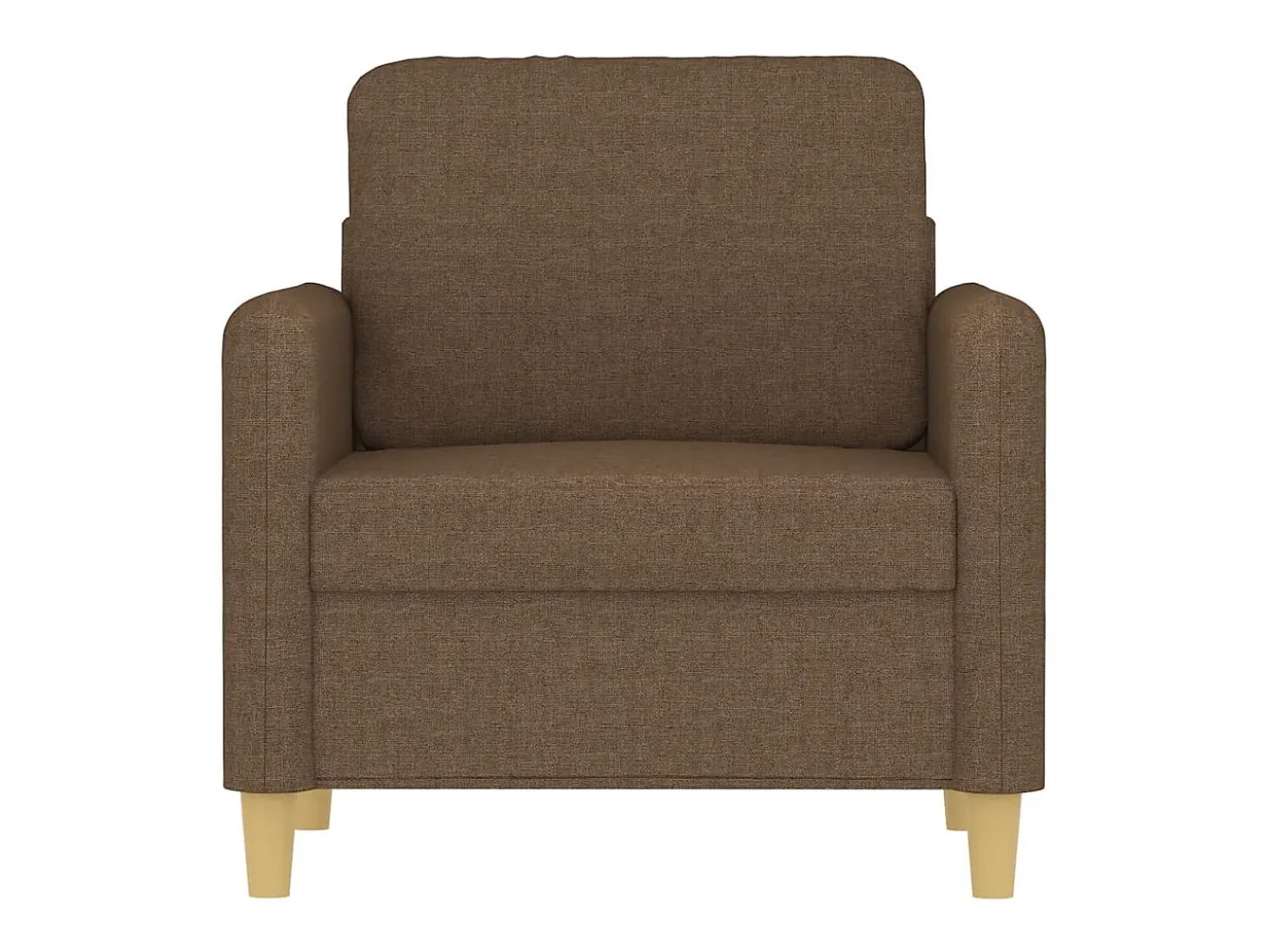 Sillón Marrón Tela 60 cm