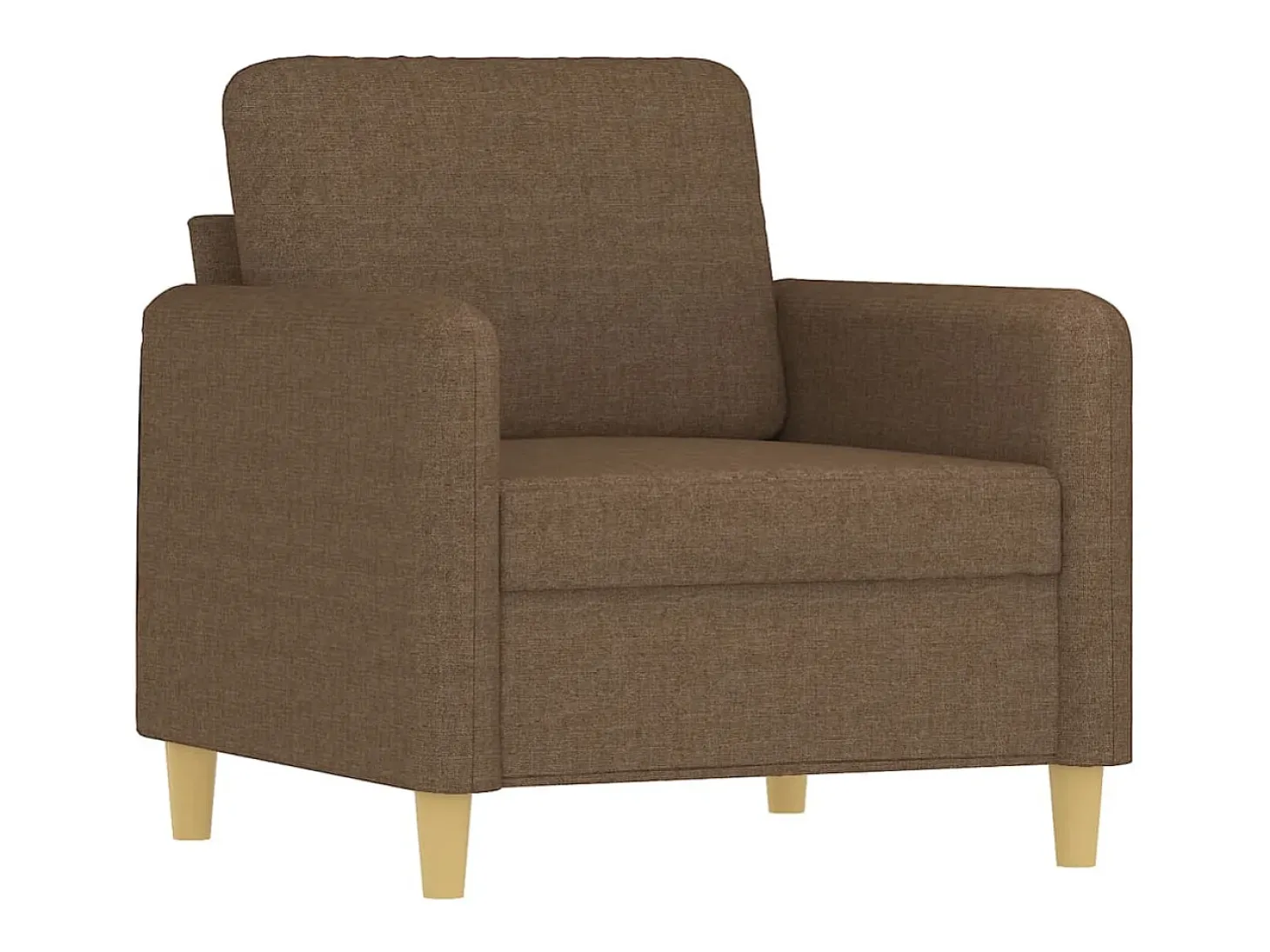 Sillón Marrón Tela 60 cm