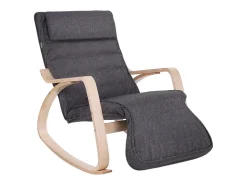 Sillón mecedor 67x125x91 cm Gris lyngicz