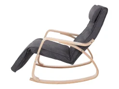 Sillón mecedor 67x125x91 cm Gris lyngicz