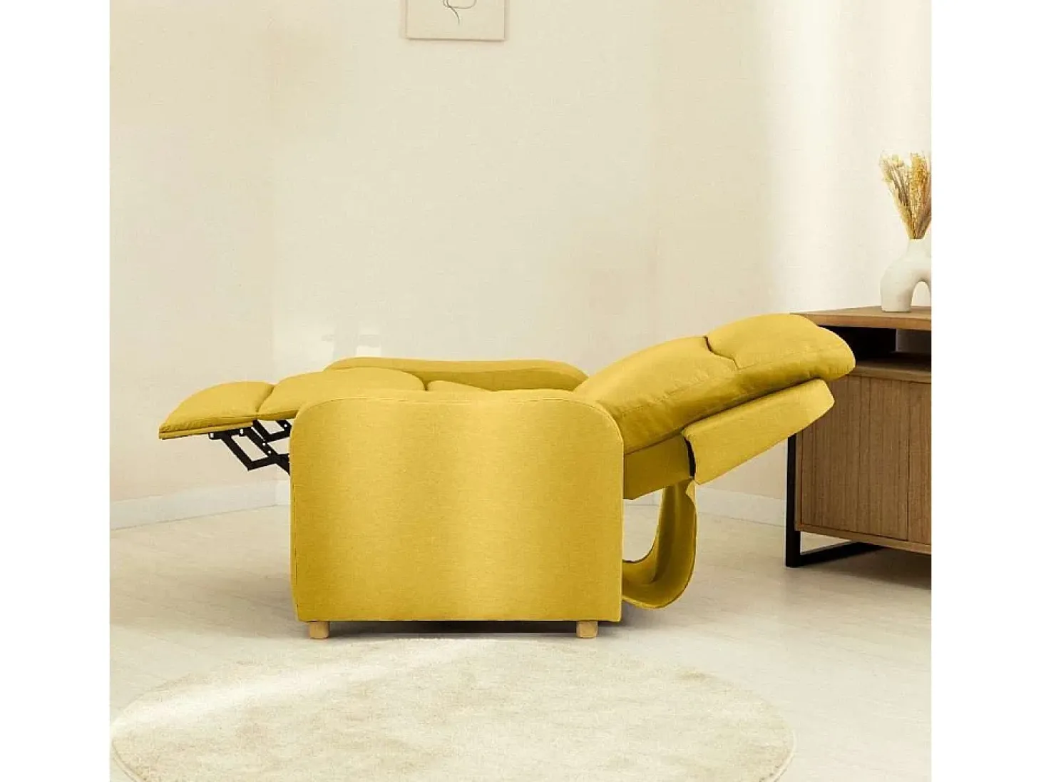 Sillón Relax One Fabric Amarillo - Nalui