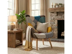 Sillón relax butaca con reposabrazos Patchwork Patchy Chic