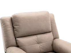 Sillón relax eléctrico de tela gris topo con 1 puerto USB DOLENE