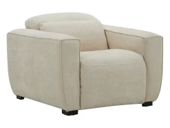 Sillón relax eléctrico de tela color beige LAGUNDI