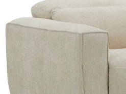 Sillón relax eléctrico de tela color beige LAGUNDI