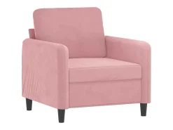 Sillón Rosa 60 cm Terciopelo
