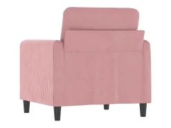 Sillón Rosa 60 cm Terciopelo